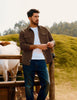 PJ PAUL JONES Men's Lightweight Winter Jacket with Pockets