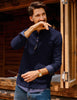 Men's Full Zip Knitted Cardigan Winter Jumper