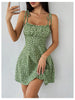 GORGLITTER Women's Floral Cami Dress – Green Large